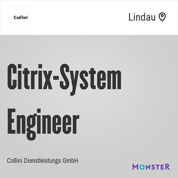 Citrix-System Engineer